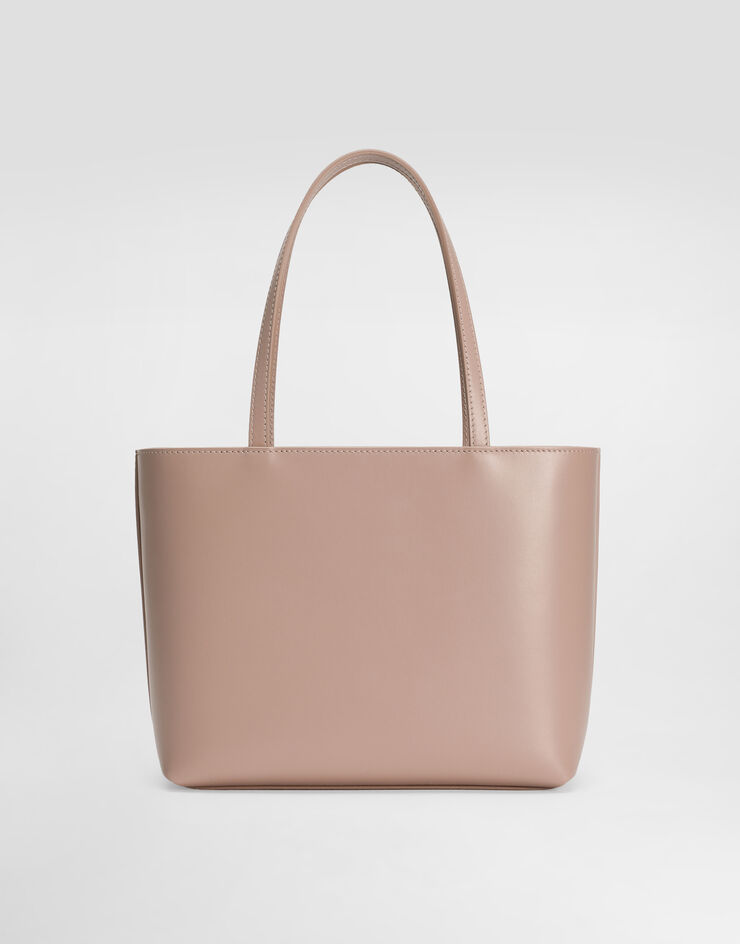 Dolce & Gabbana Small calfskin DG Logo shopper бледно-розовый BB7337AW576