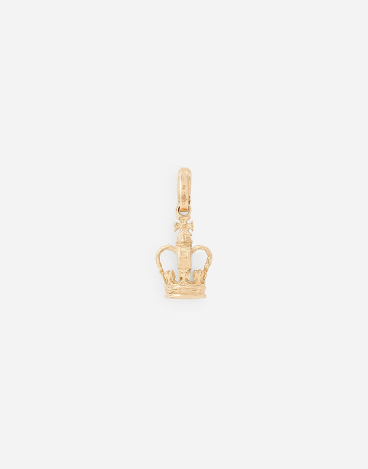 Dolce & Gabbana Crown-Charm aus Gelbgold Gelbgold WALK4GWYE01