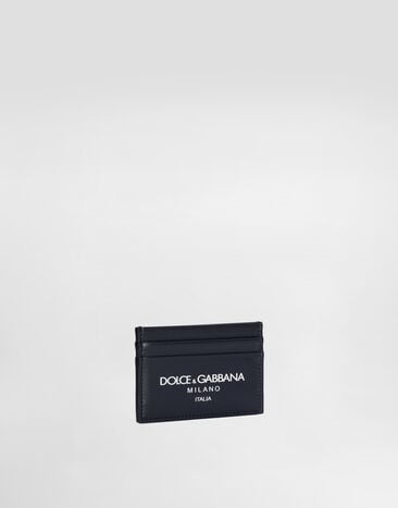 Dolce & Gabbana Calfskin card holder Blue BP0330AN244