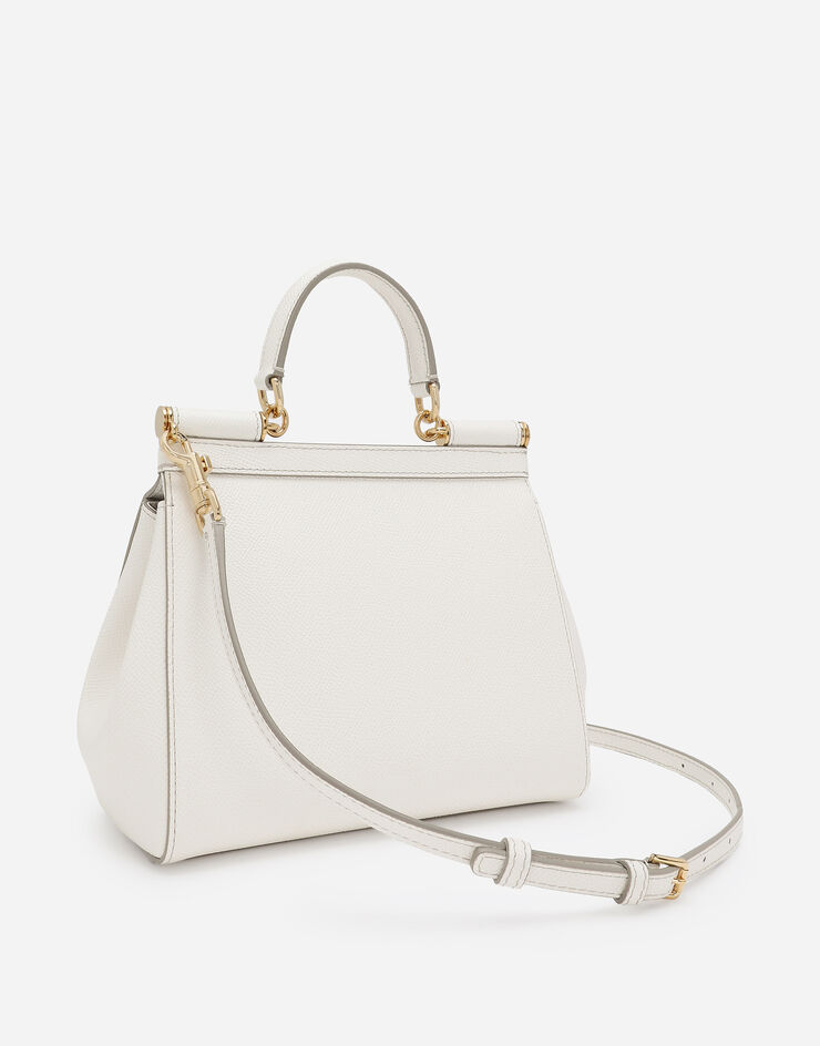 Dolce & Gabbana Borsa a mano Sicily media Bianco BB6003A1001
