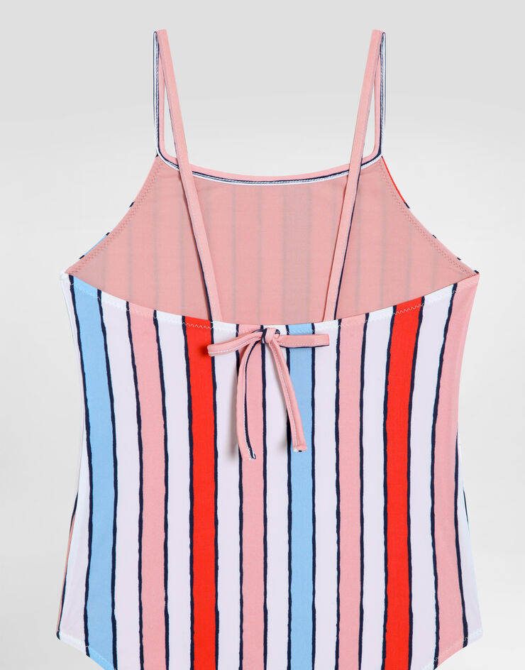 Dolce & Gabbana Striped one-piece swimsuit Multicolor L5J851ON0D5