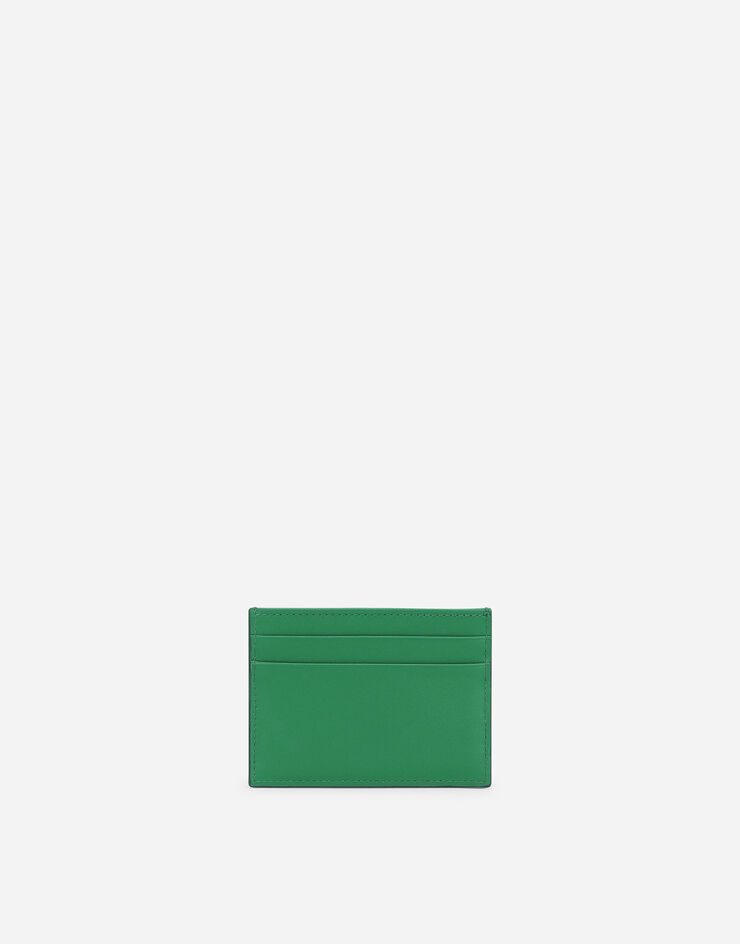 Dolce & Gabbana حافظة بطاقات DG Logo أخضر BI0330AG081