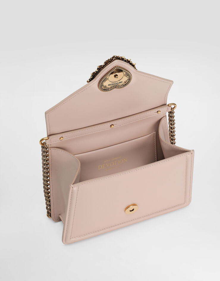 淡いピンクのウィメンズ Small Devotion top-handle bag | Dolce&Gabbana®