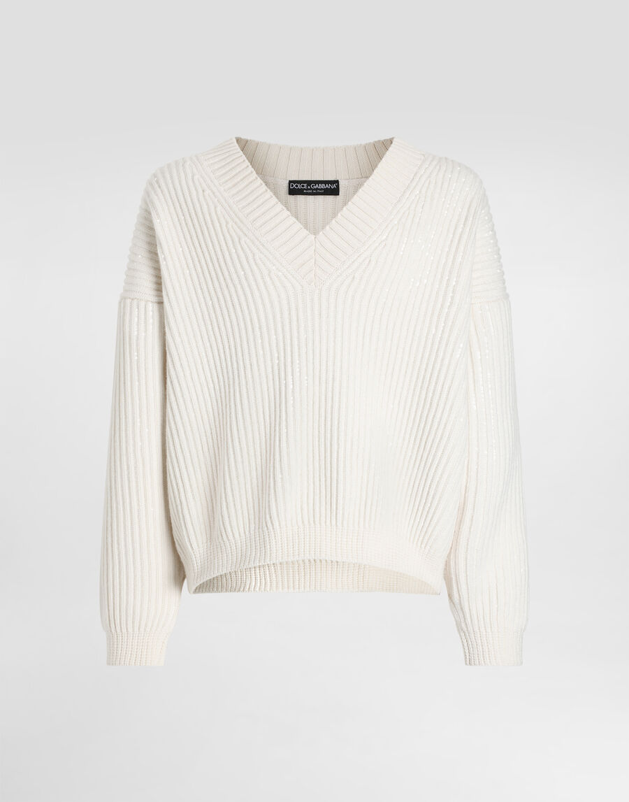 Sweater with sequins