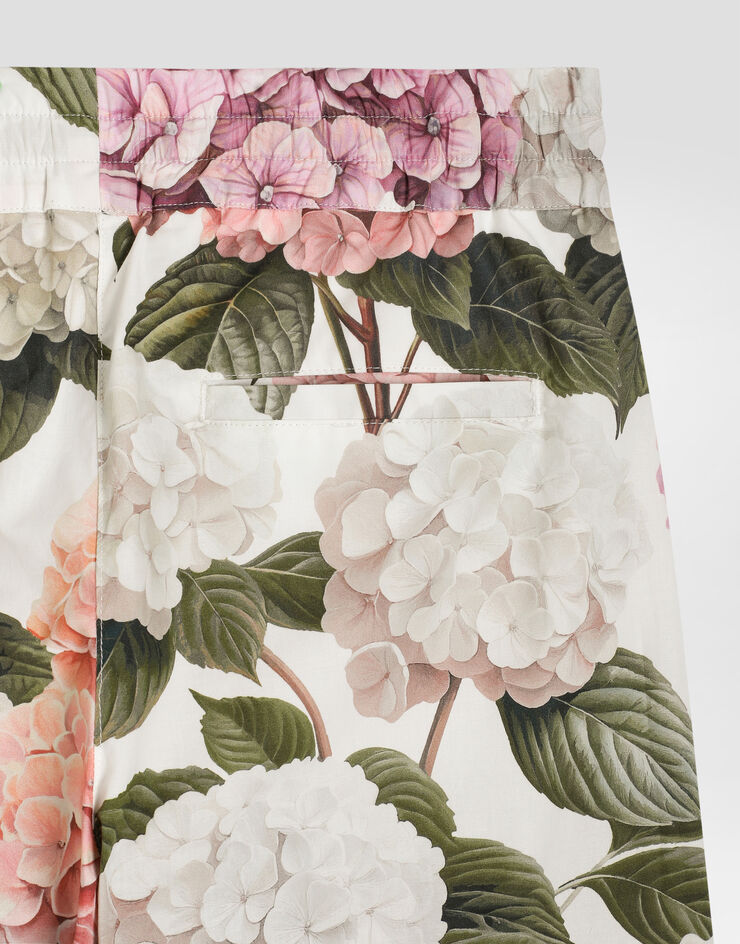 Dolce & Gabbana Hydrangea-print poplin trousers Multicolor L53P50HS5T6