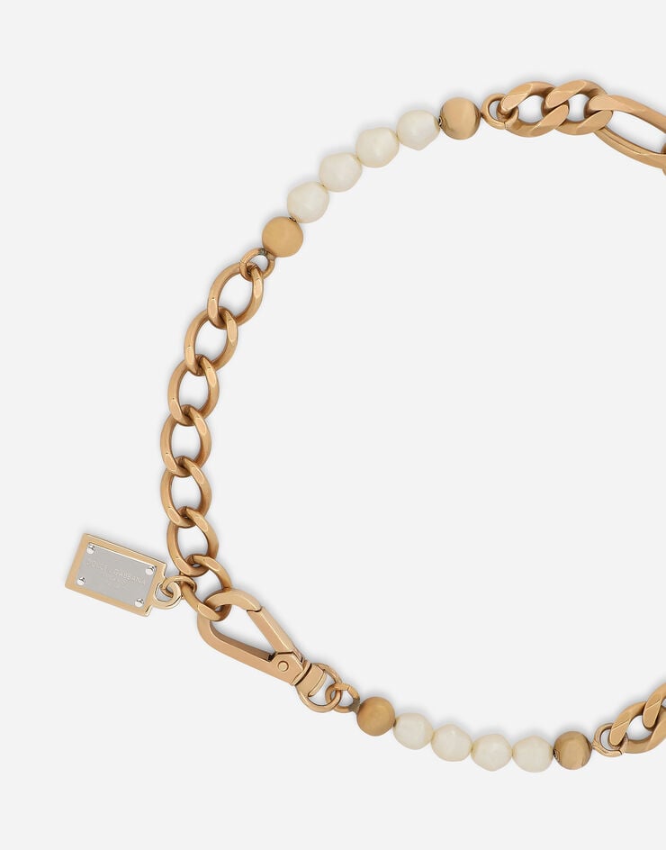 Dolce & Gabbana Link necklace with pearls Dolce & Gabbana Link necklace with pearls Gold WNO6C4W1111