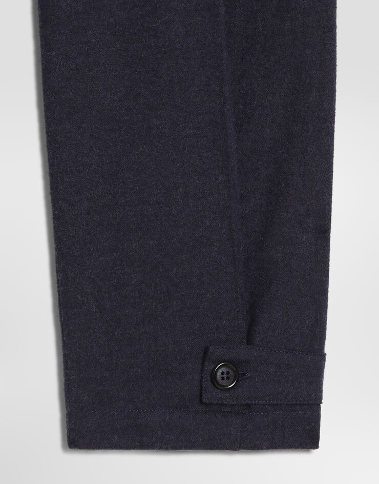 Dolce & Gabbana Melange flannel trousers Dolce & Gabbana Melange flannel trousers Grey L45P47FU5ZI