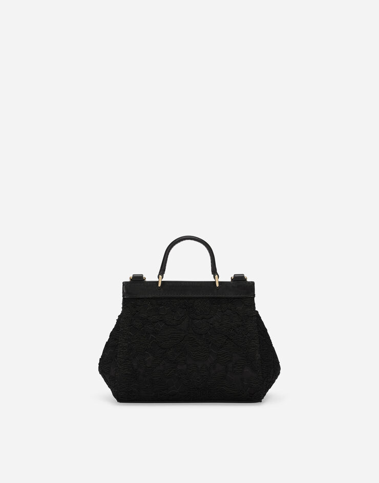 Dolce & Gabbana Cordonetto lace mini Sicily bag Black EB0003AJ632