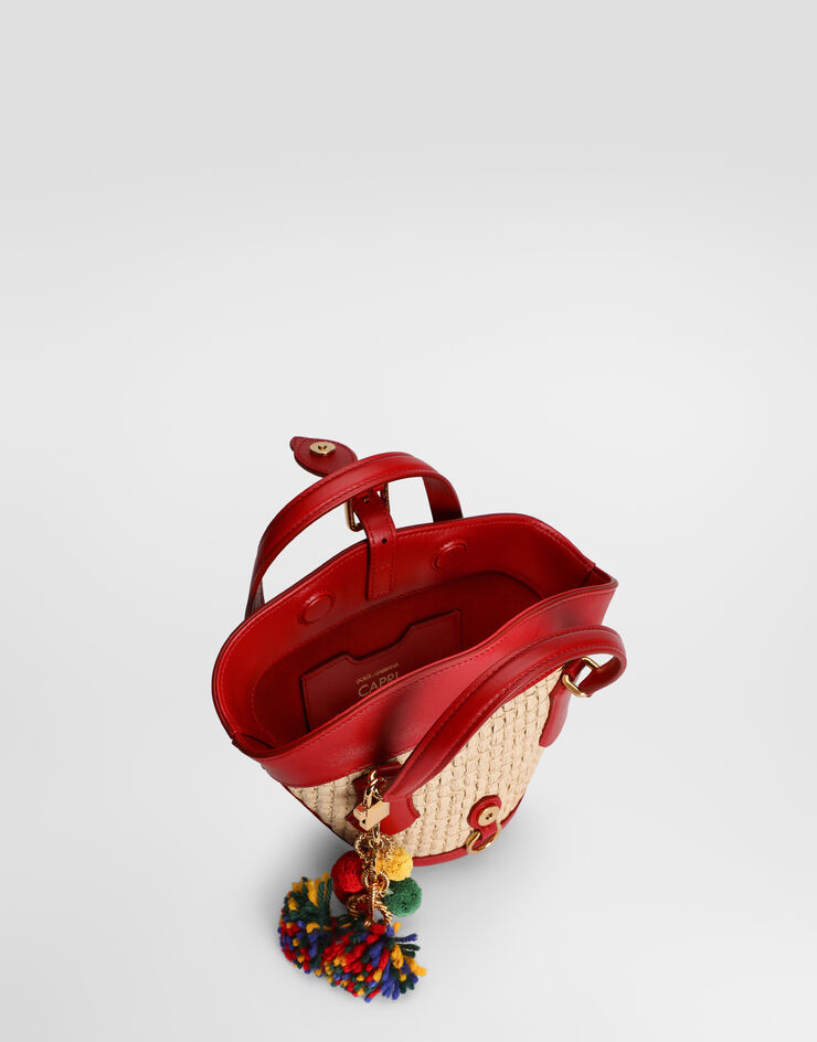 Dolce & Gabbana Raffia coffa Capri bag Dolce & Gabbana Raffia coffa Capri bag Multicolor BB7913A3O70