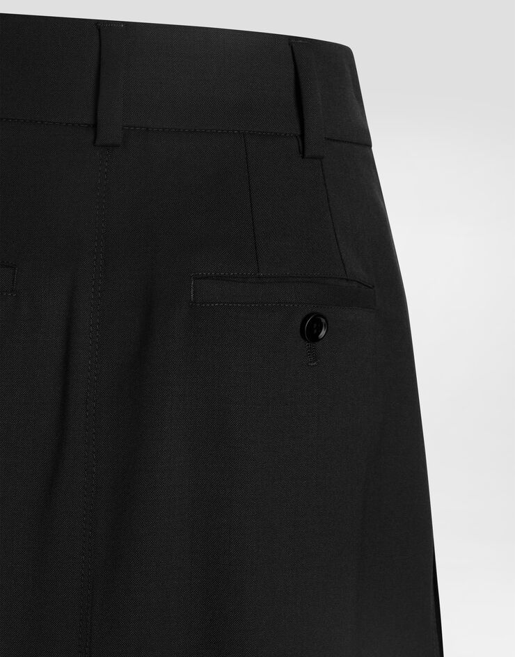 Dolce & Gabbana Bi-stretch sallia skirt Black F4C6DTFUBGC