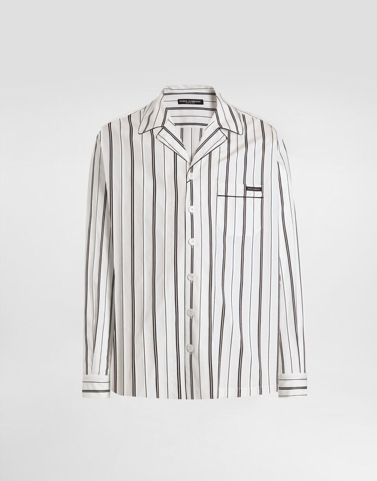 Dolce & Gabbana Striped vanity shirt Multicolor G5IF1TFR51G