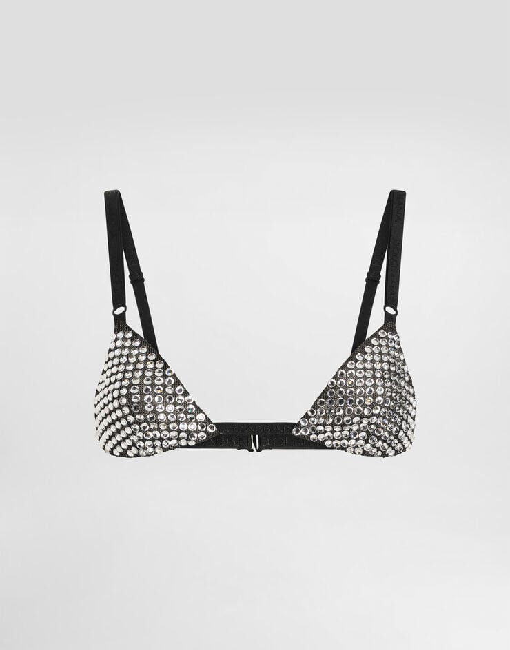 Dolce & Gabbana Rhinestoned bra Multicolor O1C97THLMVY