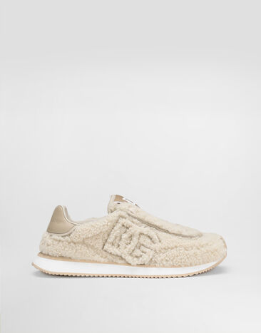 Dolce & Gabbana DG Cushion sheepskin sneakers Multicolor CK2288AI988