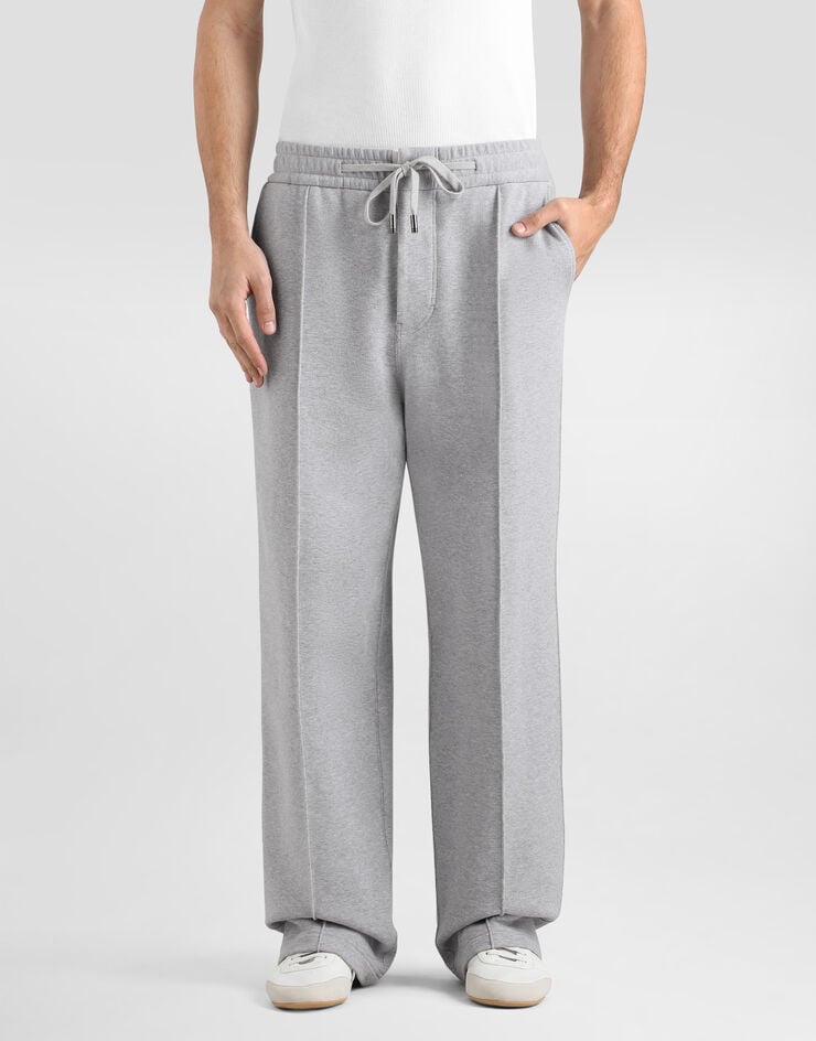 Dolce & Gabbana Melange fleece jogging trousers Grey GP24OTHU7W4