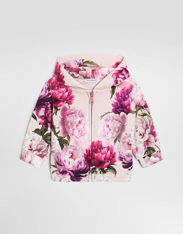 Dolce & Gabbana Peony-print cotton sweatshirt Multicolor L2JWDOG7QWQ