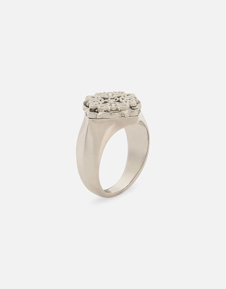 Dolce & Gabbana Ring Majolika Silber WRQ5S2W1111