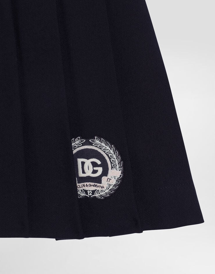 Dolce & Gabbana Wool canvas skirt Blue L55I60FU28G