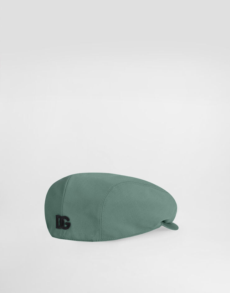 Dolce & Gabbana Wool poplin flat cap Green GH587ZHU2BN