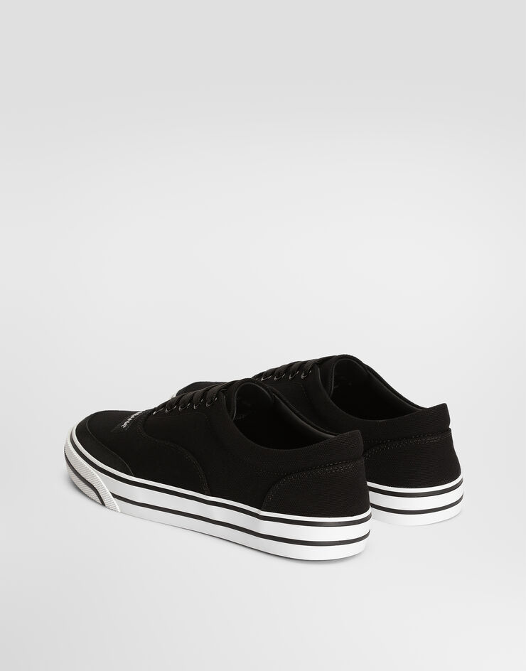 Dolce & Gabbana Sneaker DG Sailing en lona Black CK2399A0458