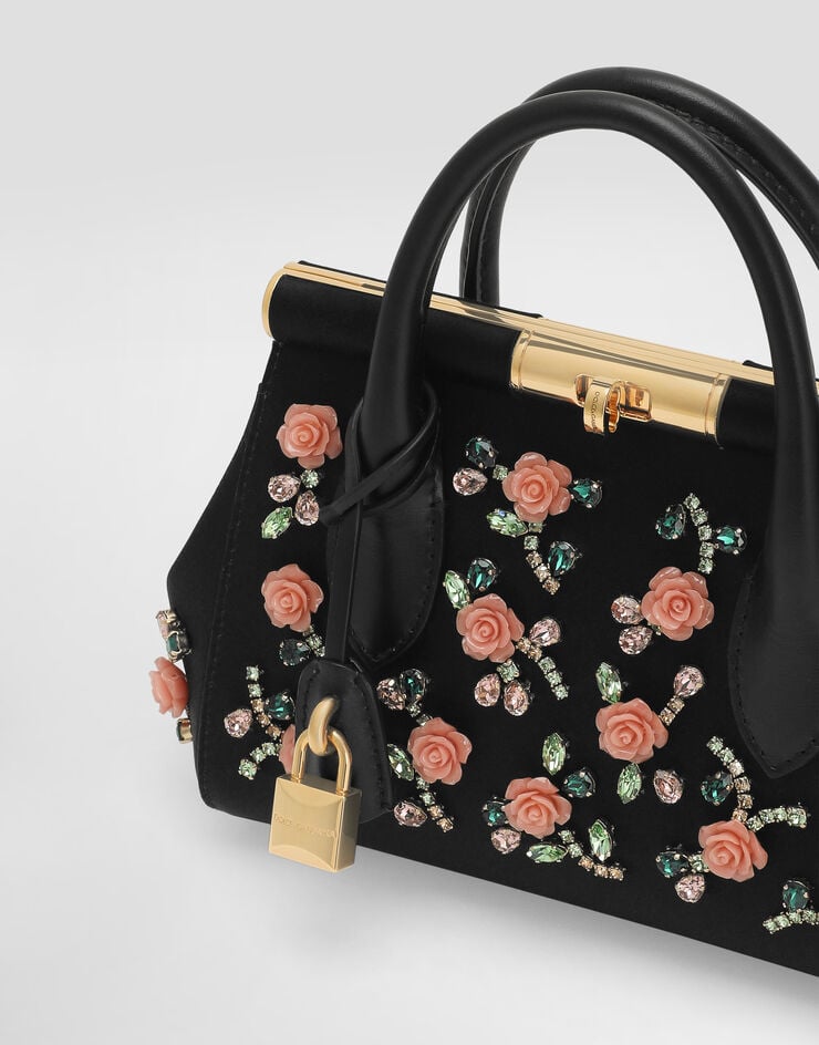 Dolce & Gabbana Sac à main Marlene mini de jour avec broderie Multicolor BB7744A0112
