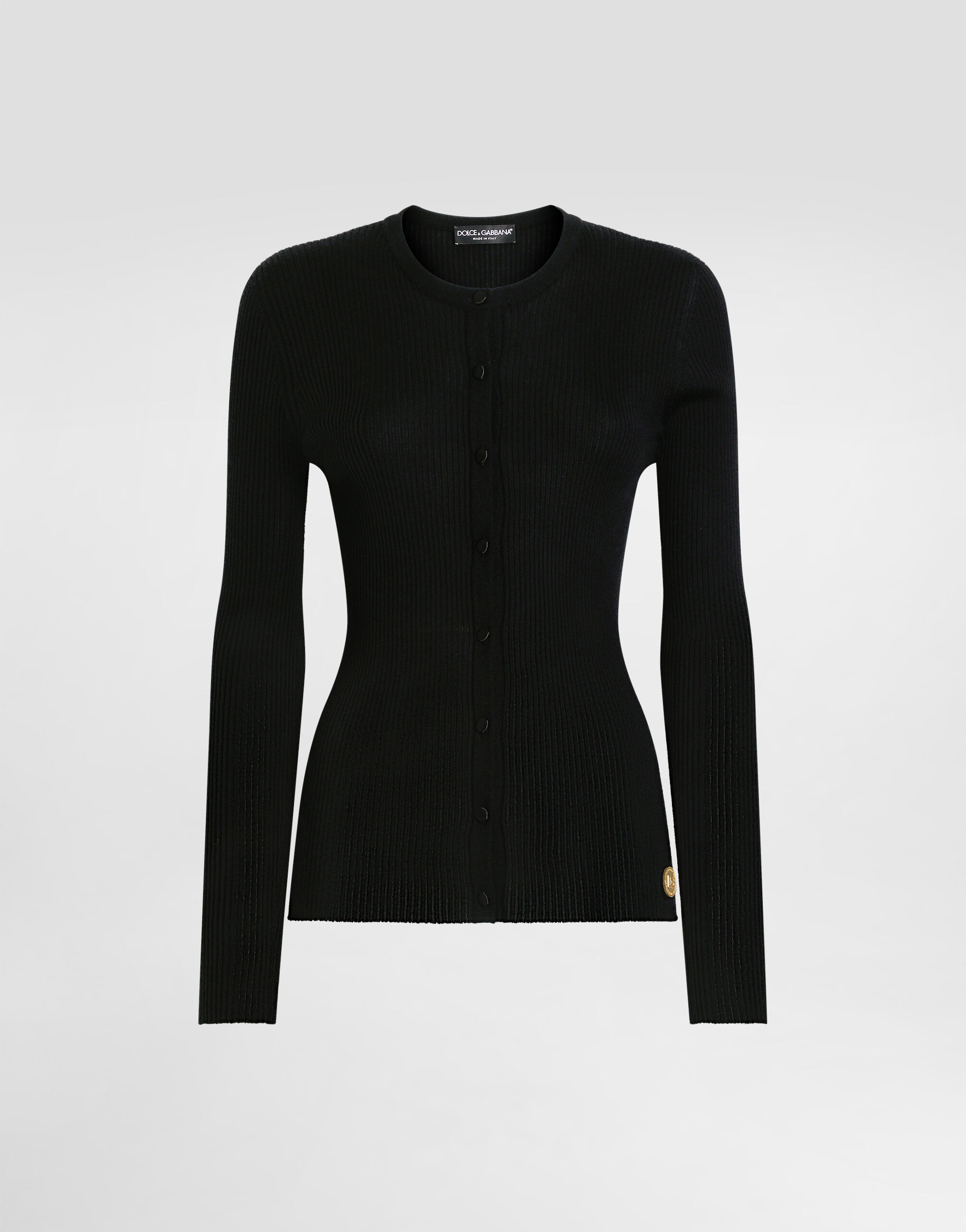 Cashmere cardigan in Black for Women | Dolce&Gabbana®