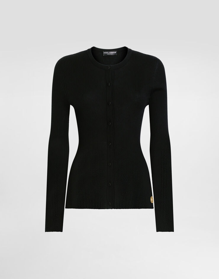 Dolce & Gabbana Cashmere cardigan Black FXV90TJBW0G