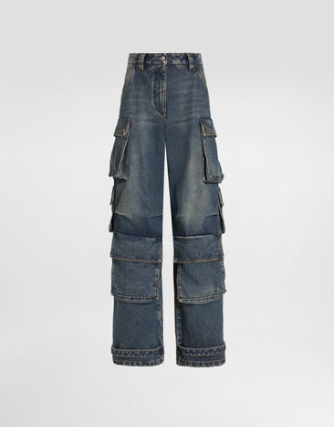 Dolce & Gabbana 5-pocket denim trousers Multicolor FTDEBDG8OC9