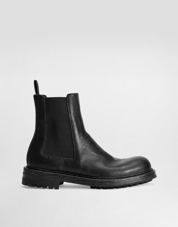 Dolce & Gabbana Calfskin beatles boots Black A60634AV325