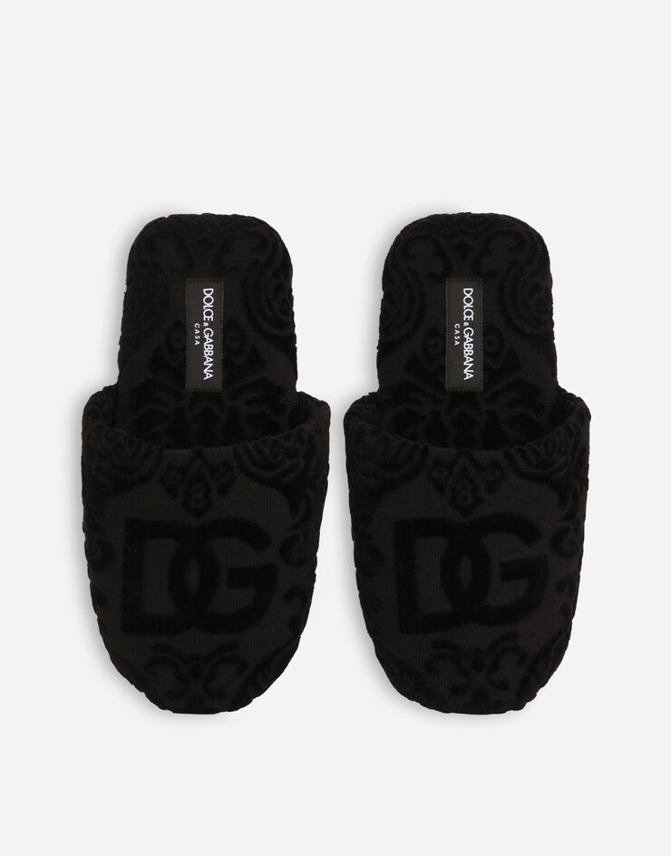 Dolce & Gabbana Zapatillas en jacquard de rizo de algodón Multicolor TCF014TCAGM