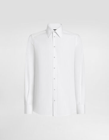 Dolce & Gabbana Cotton poplin martini shirt White G5MM4TFU5EW