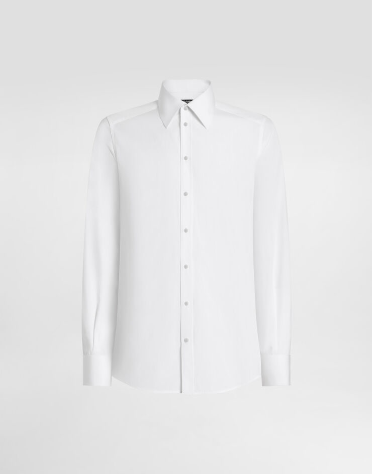 Dolce & Gabbana Cotton poplin martini shirt White G5MM4TFU5EW