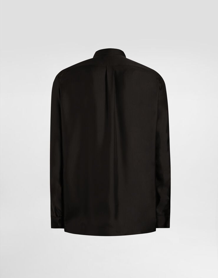 Dolce & Gabbana Gold silk twill shirt Multicolor G5ML1TFU1S4