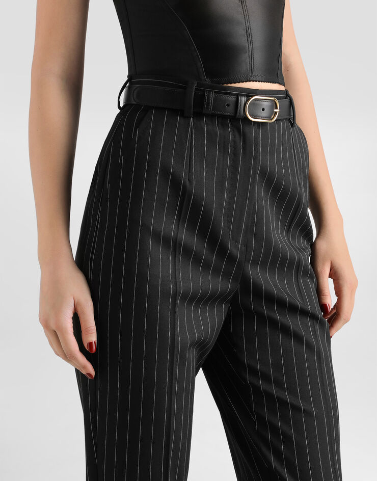Dolce & Gabbana Pinstripe wool trousers Dolce & Gabbana Pinstripe wool trousers Multicolor FTAM2TFRZAT