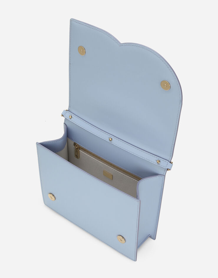 Dolce & Gabbana حقيبة كروس بودي DG Logo أزرق فاتح BB7287AW576