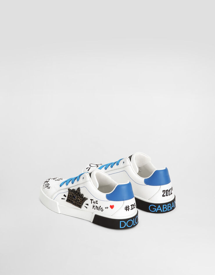 Dolce & Gabbana Portofino light nappa calfskin sneakers Multicolor DA0702A0219