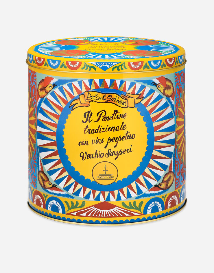 Dolce & Gabbana Traditional Panettone with perpetual Vecchio Samperi wine Multicolor PN1030BLU12