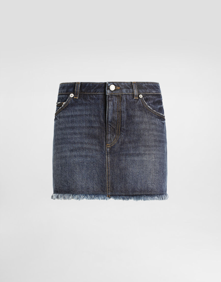 Denim miniskirt
