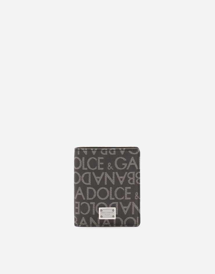 Dolce & Gabbana حافظة بطاقات ثنائية الطي من جاكار مطلي متعدد الألوان BP3324AJ705