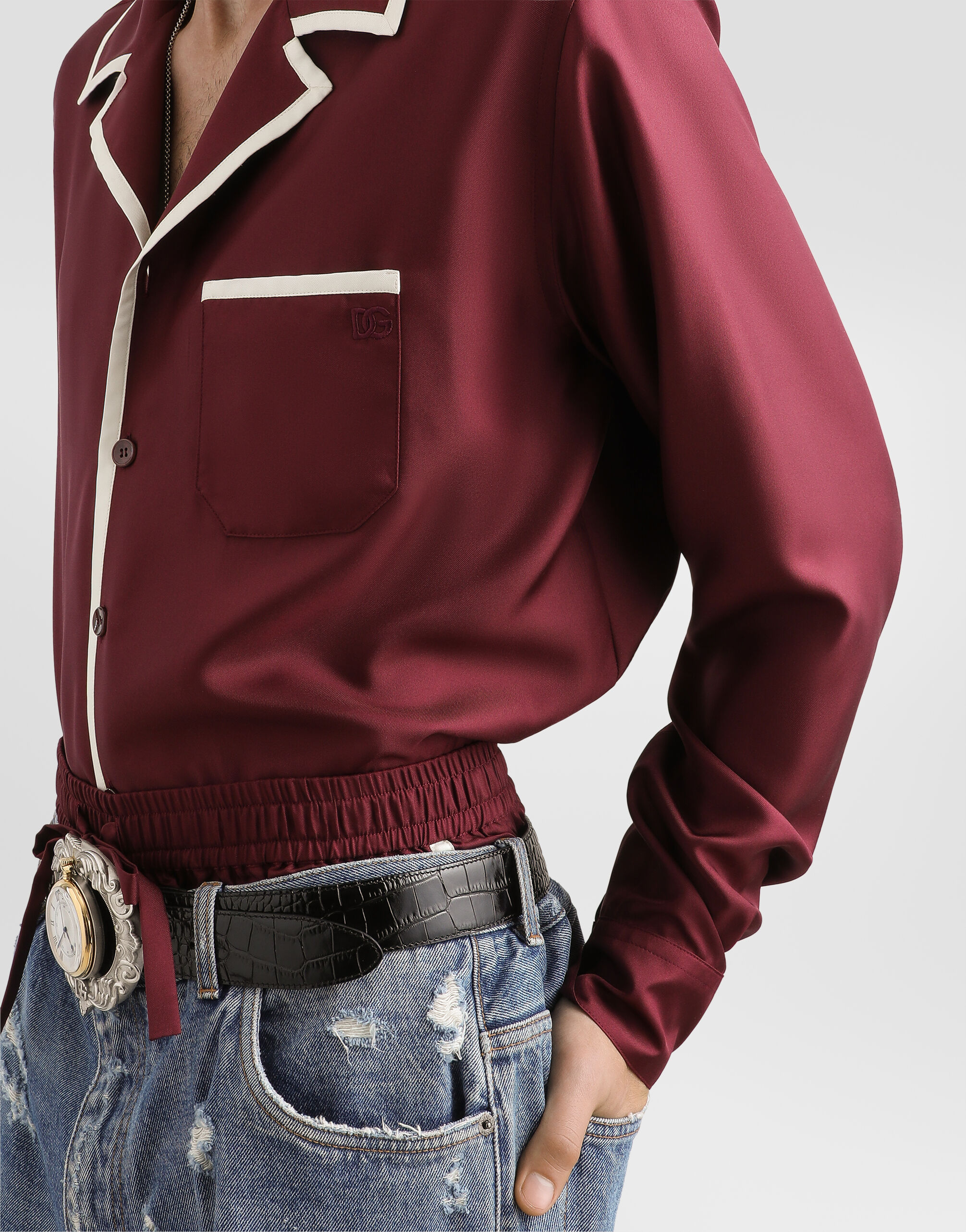 Vanity silk twill shirt - thumbnail 4