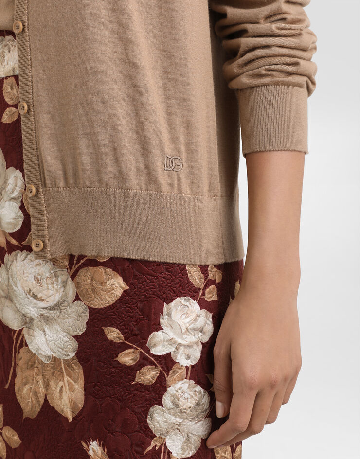 Dolce & Gabbana Cashmere cardigan Beige FXV09ZJBW0P