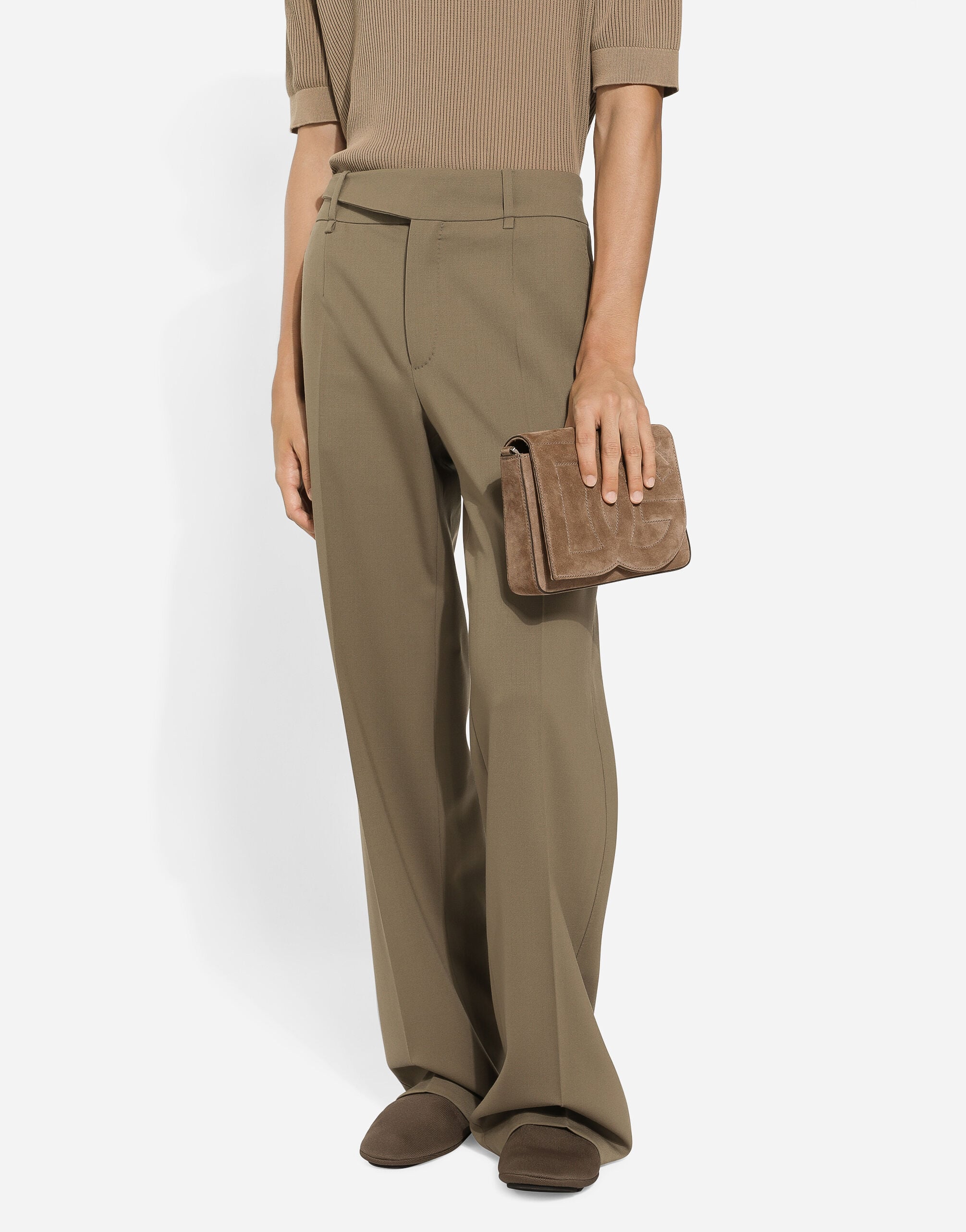 Medium DG Logo Bag crossbody bag in Brown for Men | Dolce&Gabbana® US