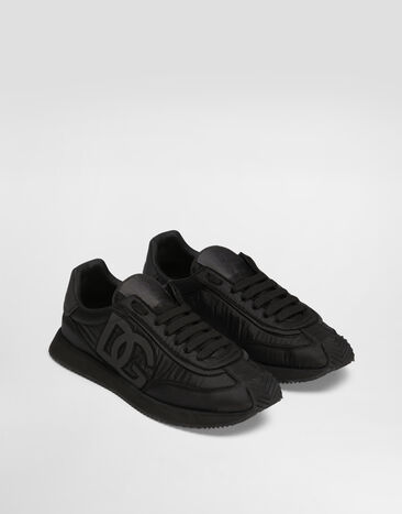 Dolce & Gabbana DG Cushion fabric sneakers Black CS2288AF992