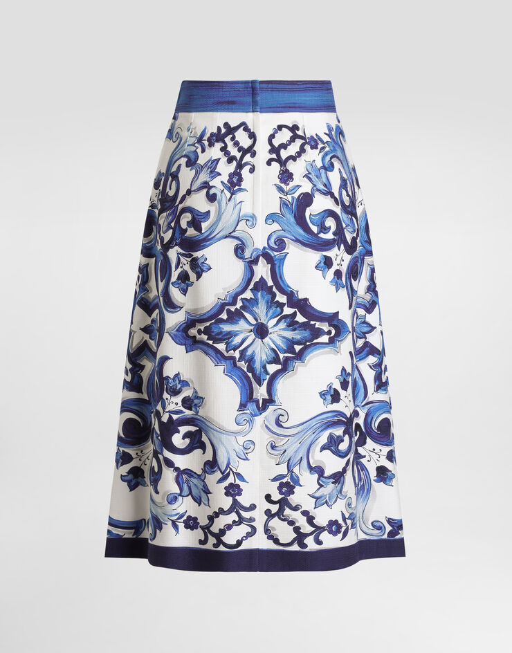 Dolce & Gabbana Majolica-print skirt Print I4O18WFPFTB