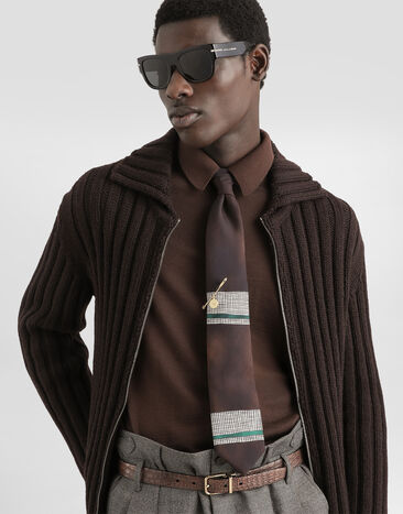 Dolce & Gabbana Wool cardigan Brown GXQ84TJCVG5