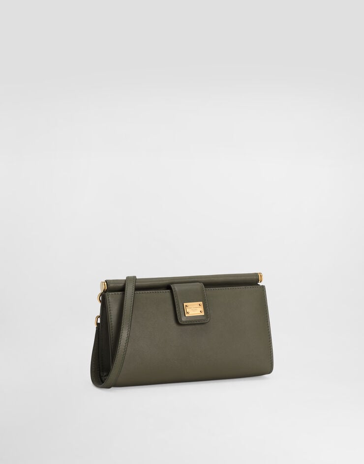Dolce & Gabbana Plongé calfskin phone bag Dolce & Gabbana Plongé calfskin phone bag Green BI3367A9S25