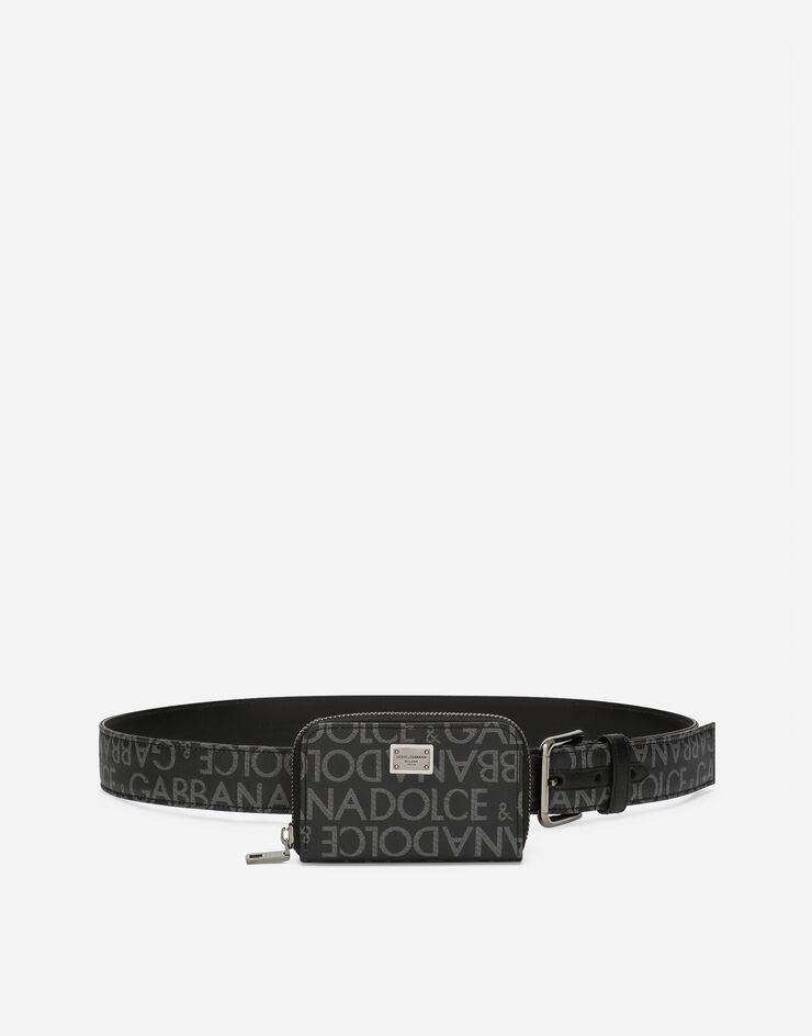 Dolce & Gabbana マルチファンクションベルト コーティングジャカード プリ BC4860AJ705