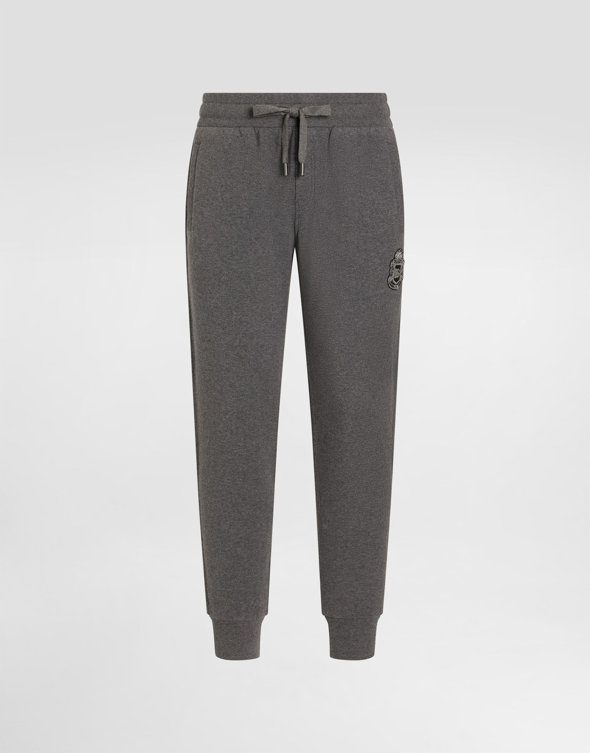 Jersey trousers with heraldic patch - thumbnail 9