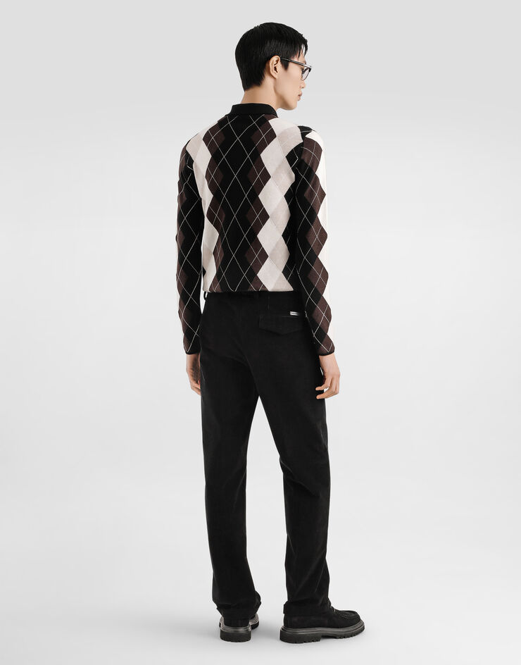 Dolce & Gabbana Corduroy trousers Black GP15TTFUVKS