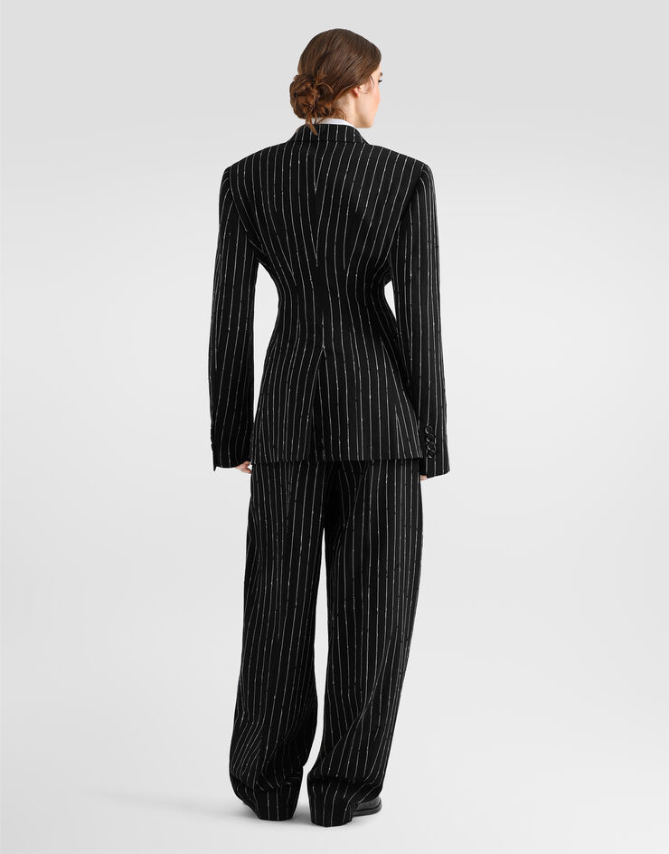 Dolce & Gabbana Pinstripe virgin wool trousers Dolce & Gabbana Pinstripe virgin wool trousers Multicolor FTDQCTFBZAG