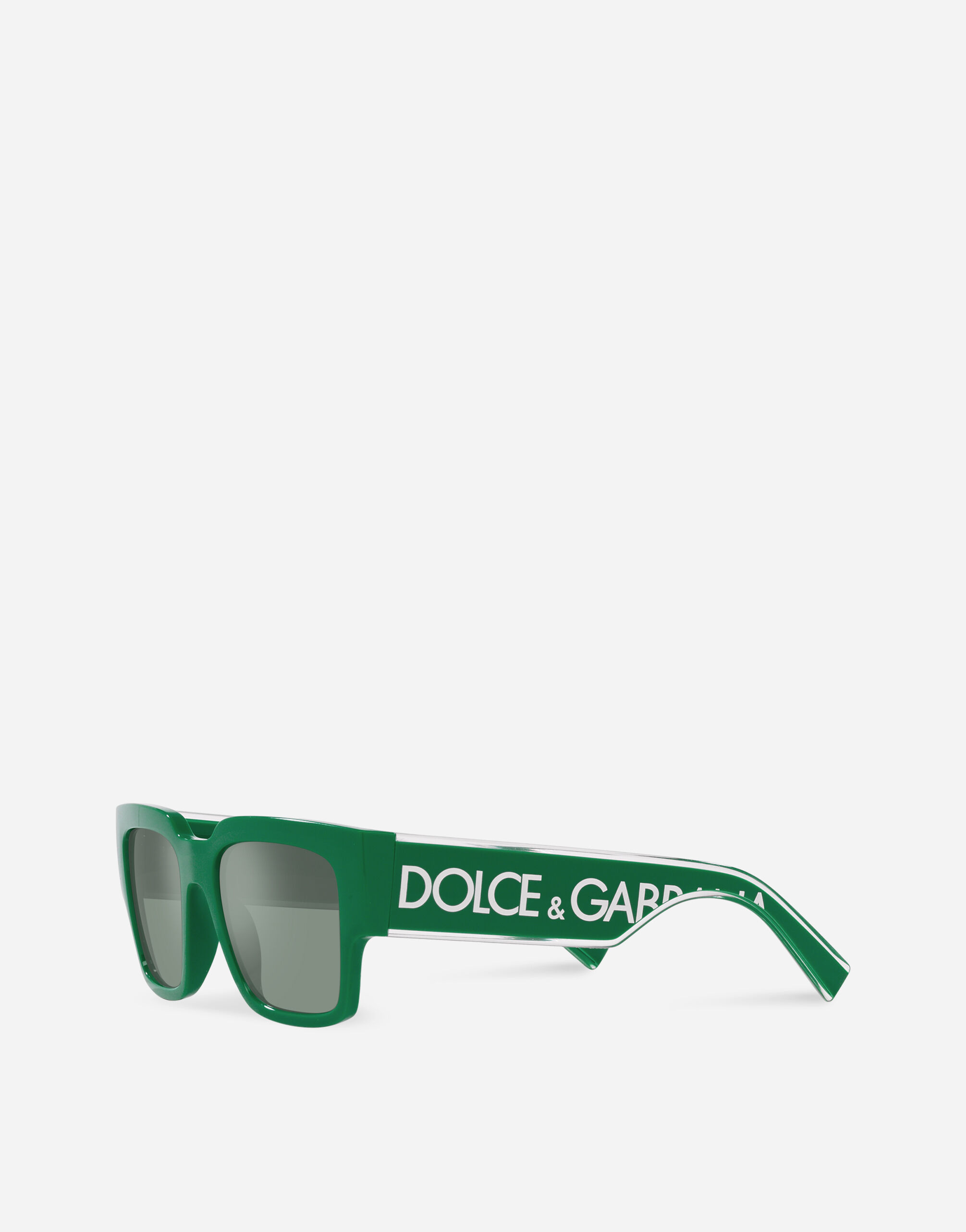 DG Elastic Sunglasses in Green for Dolce Gabbana US